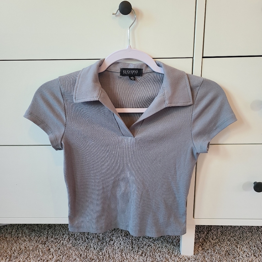 La La Land Collared Top